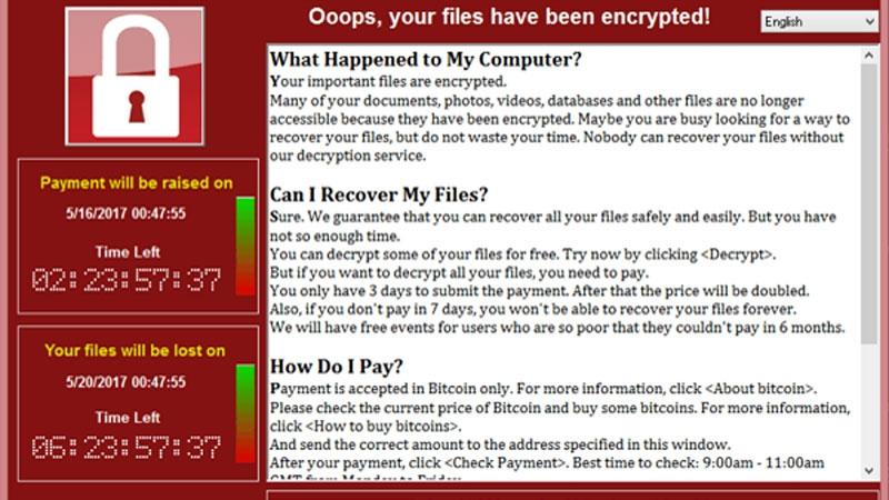 wannacry ransomware